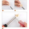 Gold Plastic Welder Soldering Iron Tips Triangular Copper Soldering Iron