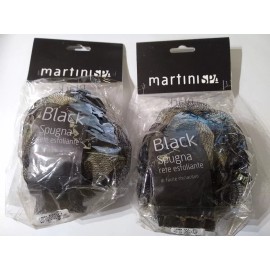 Martini Spa Esponja De Baño Quita Impurezas Exfolia Carbon Activado 2 Pz
