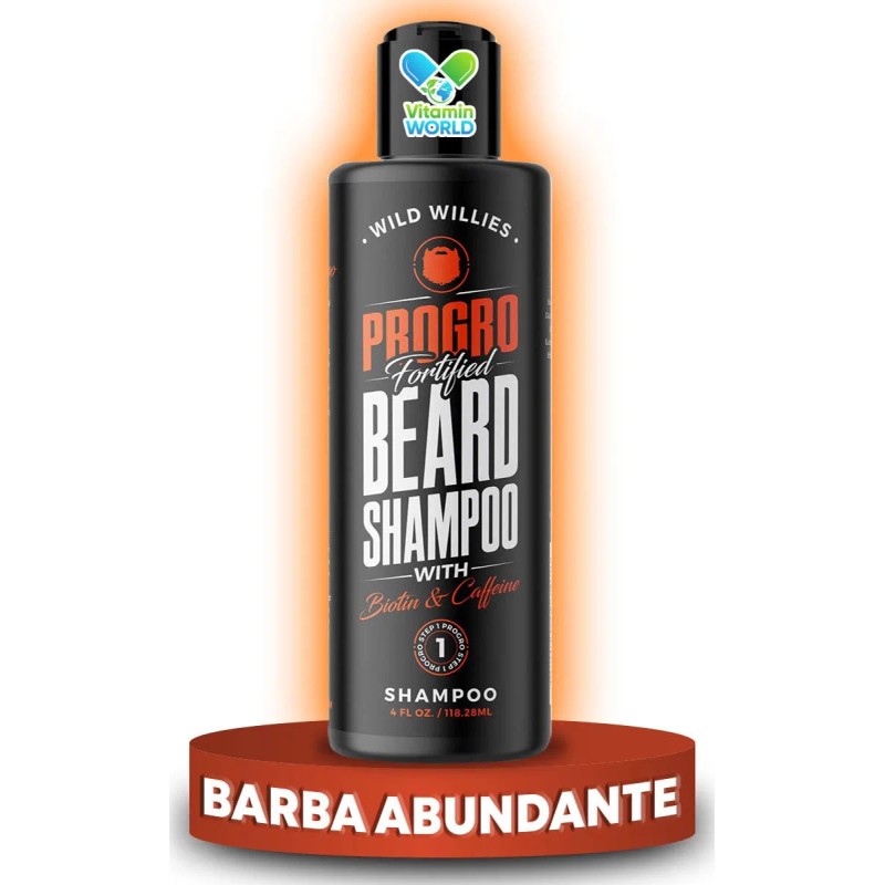Shampoo Estimulante Premium Barba Biotina & Cafeína 118 Ml