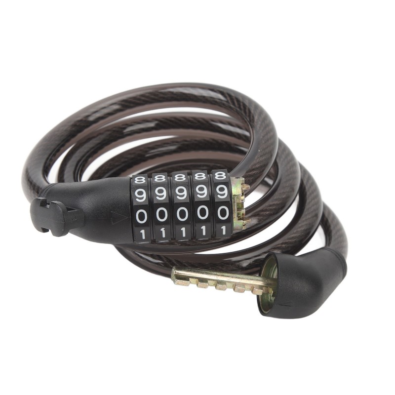 3.6ft Bicycle Lock with Mounting Bracket Anti Theft Universal 5