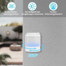 Motion Sensor Alarm Bell, PHYSEN Continuity Detector Radio, PIR Motion Sensor Indoor Door Alarm with 58 Ringtones & LED Display, Melodies Wireless for Homes, Shops, Offices, Factory