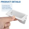 PATIKIL Recessed Pull Door Handle, 2 Pack Invisible Flush Pull