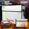 ROLOWAY Large (15 x 12 x 5 inches) Fireproof Bag