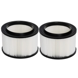 HIFROM 17810 Filter Compatible with Craftsman Shop Vac 917810 Wet Dry Vacuum Filter Fits 3 & 4 Gallon,9-17810 Shop Vac Vacuum Filter (2 Pack)