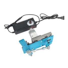 CNCTOPBAOS DC24V Linear Actuator Reciprocating Motor 20-120 Degrees Adjustable,275 Times Per Minute 275RPM Speed Regulator,Rocking Motor Swing Angle 20 to 120-Degree for DIY Automatic Wobbler Machine