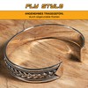 Fly Style Bangle Made of 925 Sterling Silver for Men