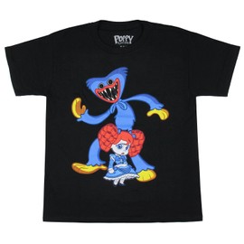 Mad Engine Poppy Playtime Boys' Poppy and Wuggy Character Graphic T-Shirt (XX-Large)