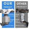 JT Exhaust Catalytic Converter Compatible with Honda Accord 2013 2014