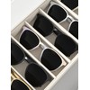Ausalivan Sunglass Organizer Tray,Eyeglass Storage for Multiple Glasses,Jewelry and Sunglasses