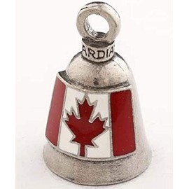 GUARDIAN BELL CANADIAN FLAG W/ ENAMEL For Harley Davidson gremlin mod dyna motorcycle fxr custom canada maple leaf triumph heritage sportster chopper 1200 iron 880 vulcan goldwing honda yamaha kawasak