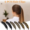 OSDUE Hair Clips,6PCS Large Claw Clips for Women and Girls