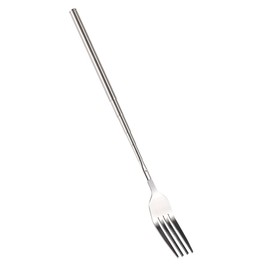 ORULA tenedor telescópico, tenedor extensible, tenedor extensible, tenedor extensible de acero inoxidable de 64 cm de largo, tenedor extensible para cena, fruta, postre, 8.7 ~ 25.5 pulgadas