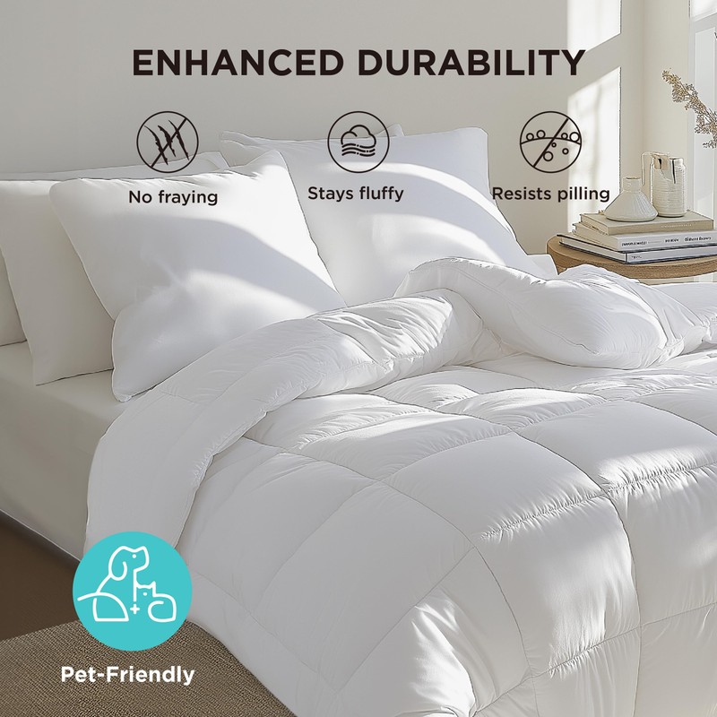 Bedsure Bedsure Comforter Duvet Insert - Quilted Comforters Full Size,