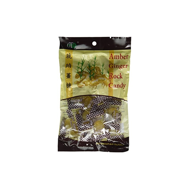 Gt-Amber Ginger Candy (Hard) (10 Pack 4.41oz) total 44.1 oz
