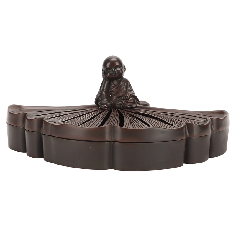 Ginkgo Leaf Incense Burner Antique Exquisite Zinc Alloy Incense Burner