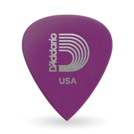 D'Addario Accessories 6DPR6-25 - Púa, metal, tamaño grueso, paquete de 25 unidades,