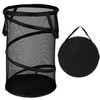 BATTOO Collapsible Laundry Basket Foldable Mesh Pop Up Hamper with