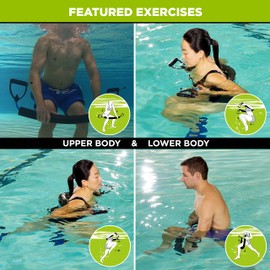 Aqua Leisure Fitness Dynamic Resistance Band - Water Exercise - Pool Workout - Fitness Noodle - Length 34"