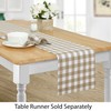 Home Bargains Plus Country Rustic Buffalo Plaid Cotton Fabric Placemats,