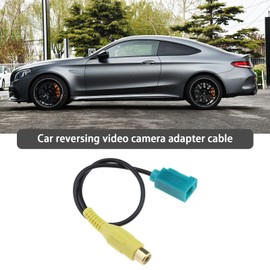 Be In Your Mind Car Reversing Camera Fakra Z Female to RCA Female Adapter Cable Replacement Part Compatible with Mercedes Command PCM 2.1 / PCM 3.0 / NTG 2.5 / NTG 4.0 / NTG 4.5