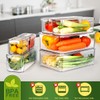 ZIJUND 14 Pack Fridge Organizer, Stackable Refrigerator Organizer Bins with