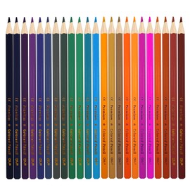 itechpanda 24 Colored Pencil, China Markers Grease Pencils Crayons for Metal Construction Worker Woodworking Welding Marking Tools, Coloring Pencils Set Gift for Adults Beginners