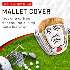 Pins & Aces Golf Co. Keep America Great Putter Head Cover (Mallet)