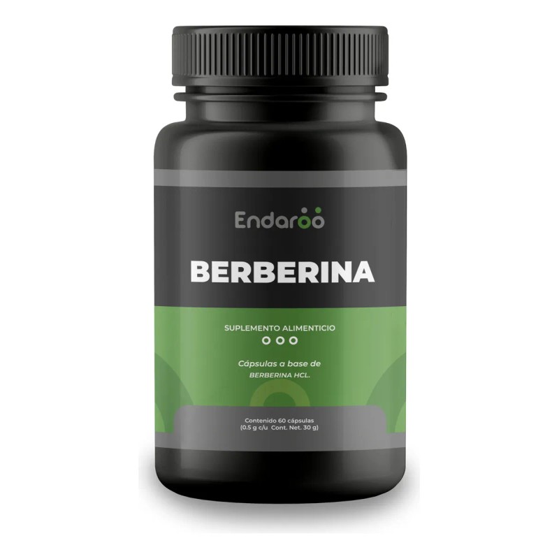 Berberina Hcl 97% | 500mg 120 Cápsulas Sabor Sin Sabor