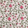 DecorAvenue Hand Block Printed Cotton Tablecloth – Elegant Floral Design,