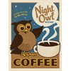 Night Owl Coffee Vinyl Sticker