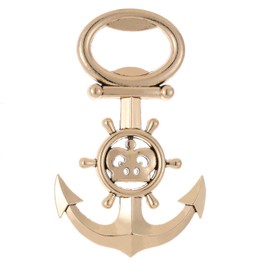 24 pcs Nautical Anchor Bottle Opener Wedding Favor for Guests,Party Favor for Bridal Shower Party Souvenirs Supplies or Decoration,Nautical Theme Baby Shower Favors for Guest (Antique Gold, 24)