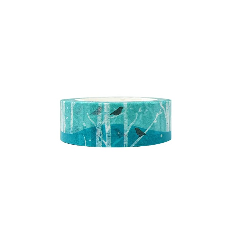 allydrew - Cinta adhesiva Washi de Beautiful Scenery, 15 mm