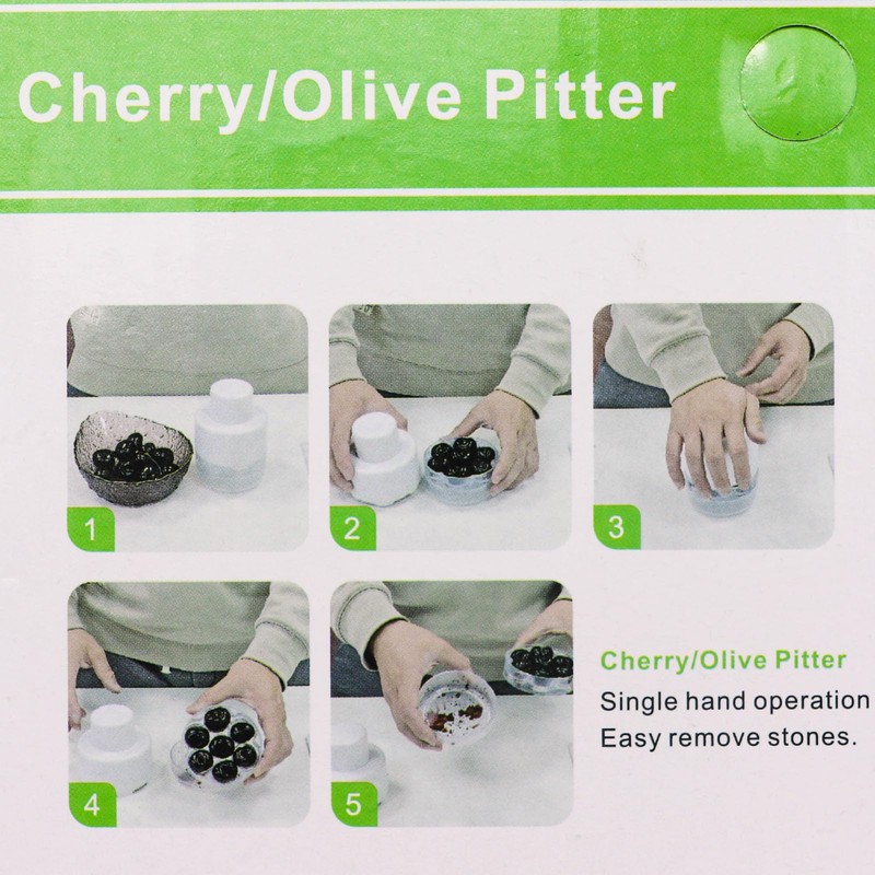 Efficient 7-Hole Cherry Pitter Tool – Quick-Release Seed Remover for