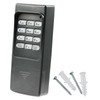 Garage Stop Door Opener Remote Keyless Entry Wall Keypad for