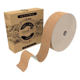 Dynamic Tape Cinta adhesiva biomecánica | para deportes y fisioterapia | Rodilla, tobillo, codo, pierna, soporte muscular | Rollo beige de 2 pulgadas x 101 pies