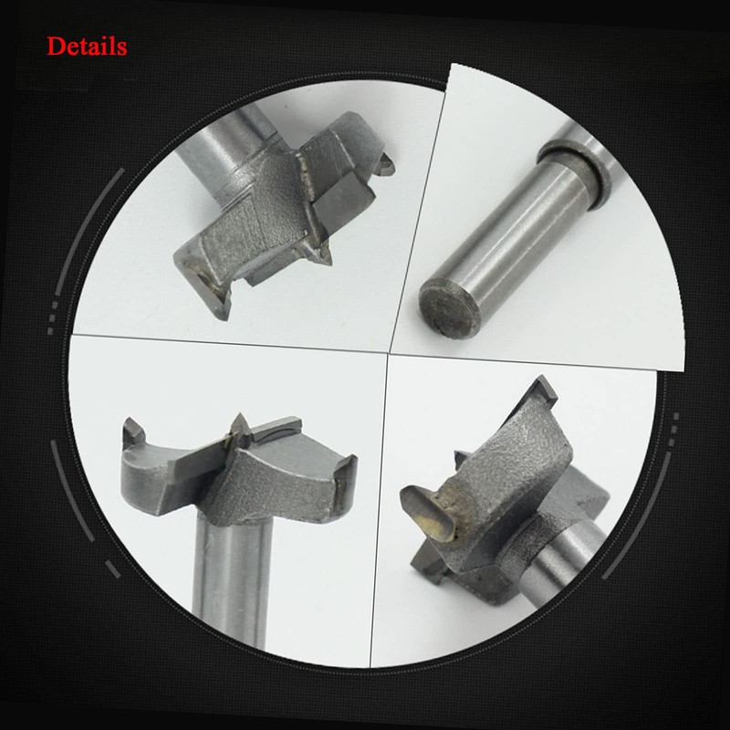 TA-VIGOR Forstner Drill Bit 60mm, Tungsten Carbide Wood Hole Saw