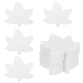 PATIKIL 4 Inch Carpet Spot Markers, 35Pcs Leaf Shape Floor Dots Markers Carpet Spots for Classroom Decoration Elementary Preschool Supplies, White