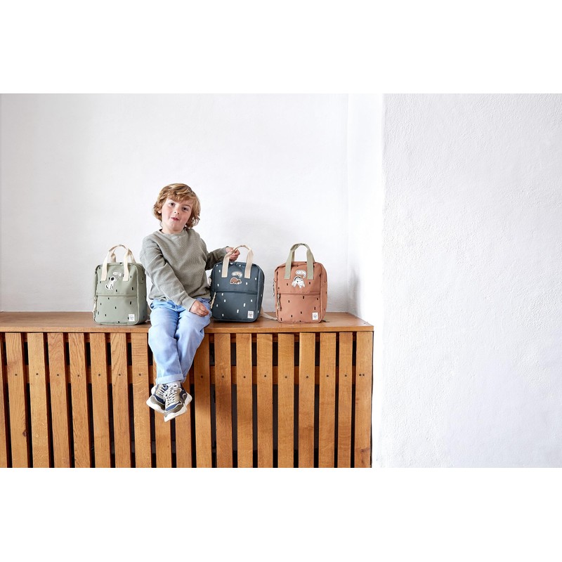 LÄSSIG Happy Prints Children's Backpack with Chest Strap Nursery Bag