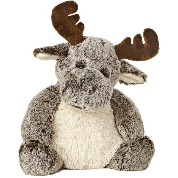 Aurora® Snuggly Sweet & Softer™ Milo Moose™ Stuffed Animal - Comforting Companion - Imaginative Play - Brown 12 Inches