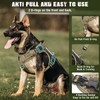 MOOGROU Tactical Dog Harness and Leash Set for Large Dogs,Heavy