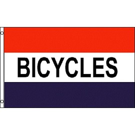 BICYCLE Advertsing Sign 5'x3' Flag