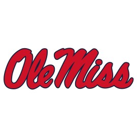 Ole Miss Rebels Logo - Die Cut Laminated Vinyl Sticker/Decal - 5"