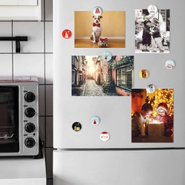 Cosylove Cute Crystal Glass Fridge Magnets for Office Cupboards, Whiteboards, Photos, Beautiful Decorative Magnets for Your Home