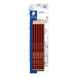 STAEDTLER 110HBBK10D Tradition Graphite Pencil for Drawing & Sketching - HB (Pack of 10)