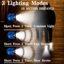 Headlights for Croc 2pcs, Flashlights Attachment for Croc, Light Up Charms Accessories for Kids Adults Men Women, Clip on Clog Headlights for Crock Shoe, IPX5 Waterproof for Walking Camping Hiking