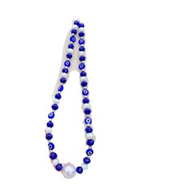 Pearl Colorful Beaded Evil Eye Phone Charm Lanyard Wrist Strap Cute Anti-Lost Chain Aesthetic Accessories Love Protection Amulet Turkish Good Luck Protection Kabbalah Jewelry Gifts for Women Girls