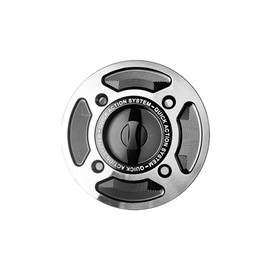 Motorcycle Fuel Tank Cover Twist Off Gas Cap Aluminum Accessories Fit For Ducati 899 959 1199 1299 Panigale V4 S Streetfighter 848 1098 S V4 S (Black)