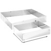Rosenstein & Söhne Baking Moulds: Set of 2 Stainless Steel