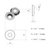8.9mm Round Carbide Inserts Cutters Knifes Indexable Replacement Fits for