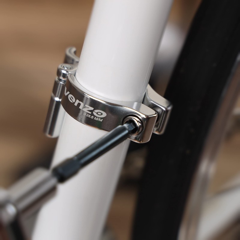 Venzo Road Mountain Bike Bicycle Adjustable Braze On Front Derailleur